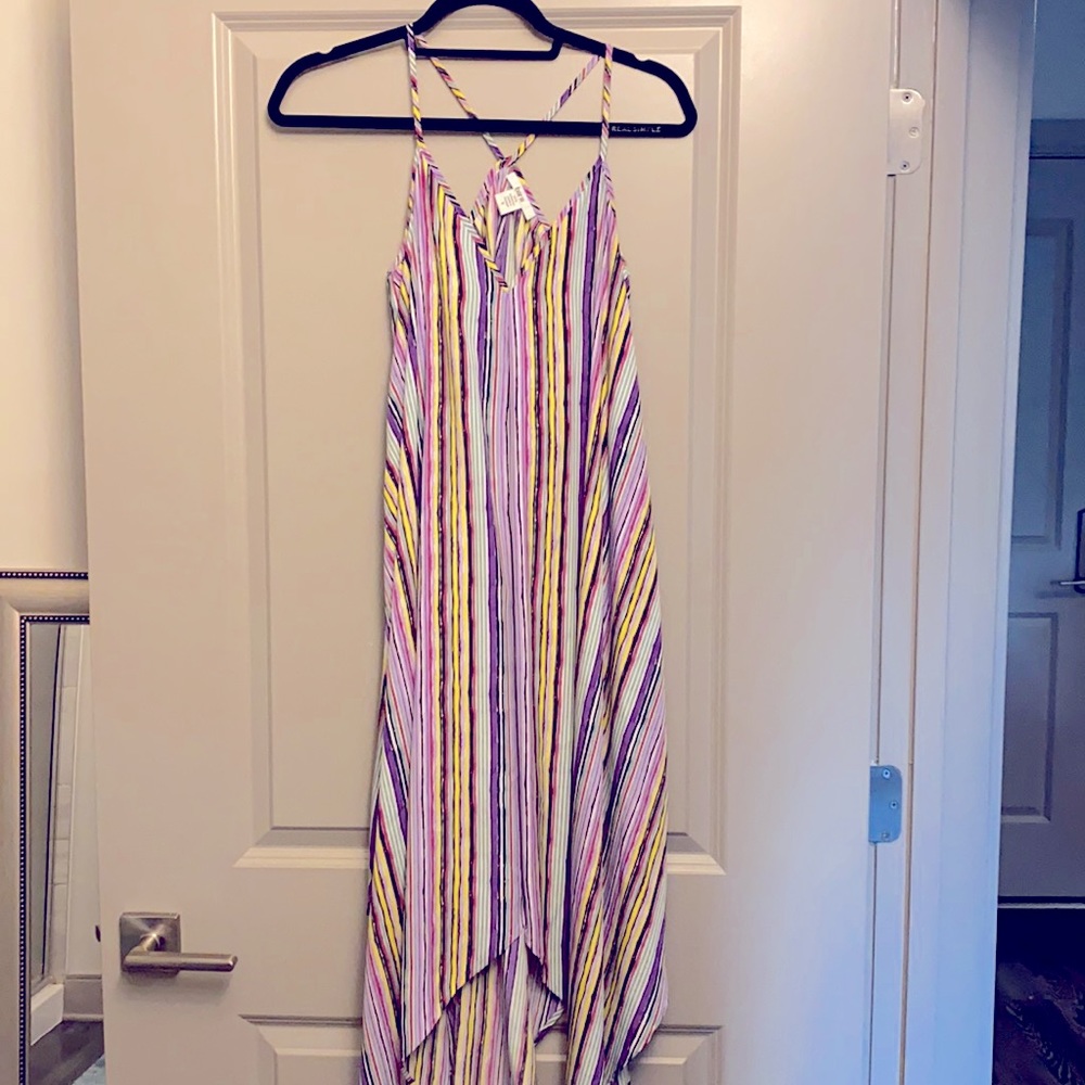Bar III size small colorful midi dress